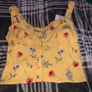 Forever 21 floral tank top